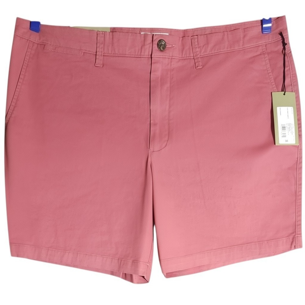 Goodfellow & Co Men's Linden Flat Front Chino Shorts Dusky Pink 38 Inseam 7 NWT